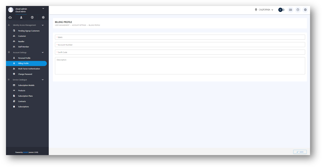 Account Settings - iVolve Cloud Documentation