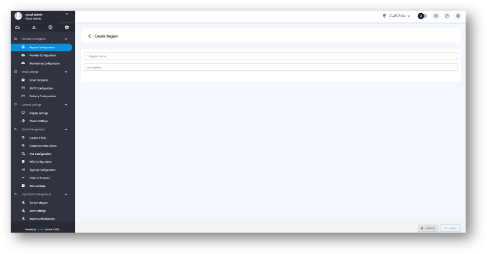 Providers & Regions - iVolve Cloud Documentation