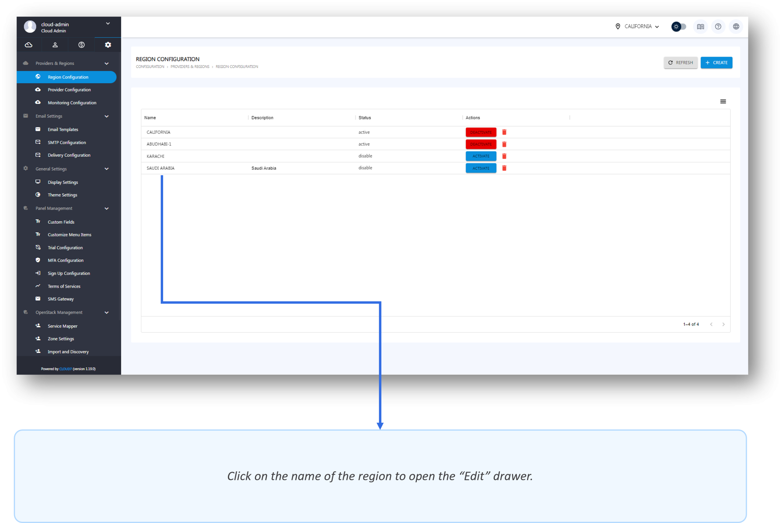 Providers & Regions - iVolve Cloud Documentation