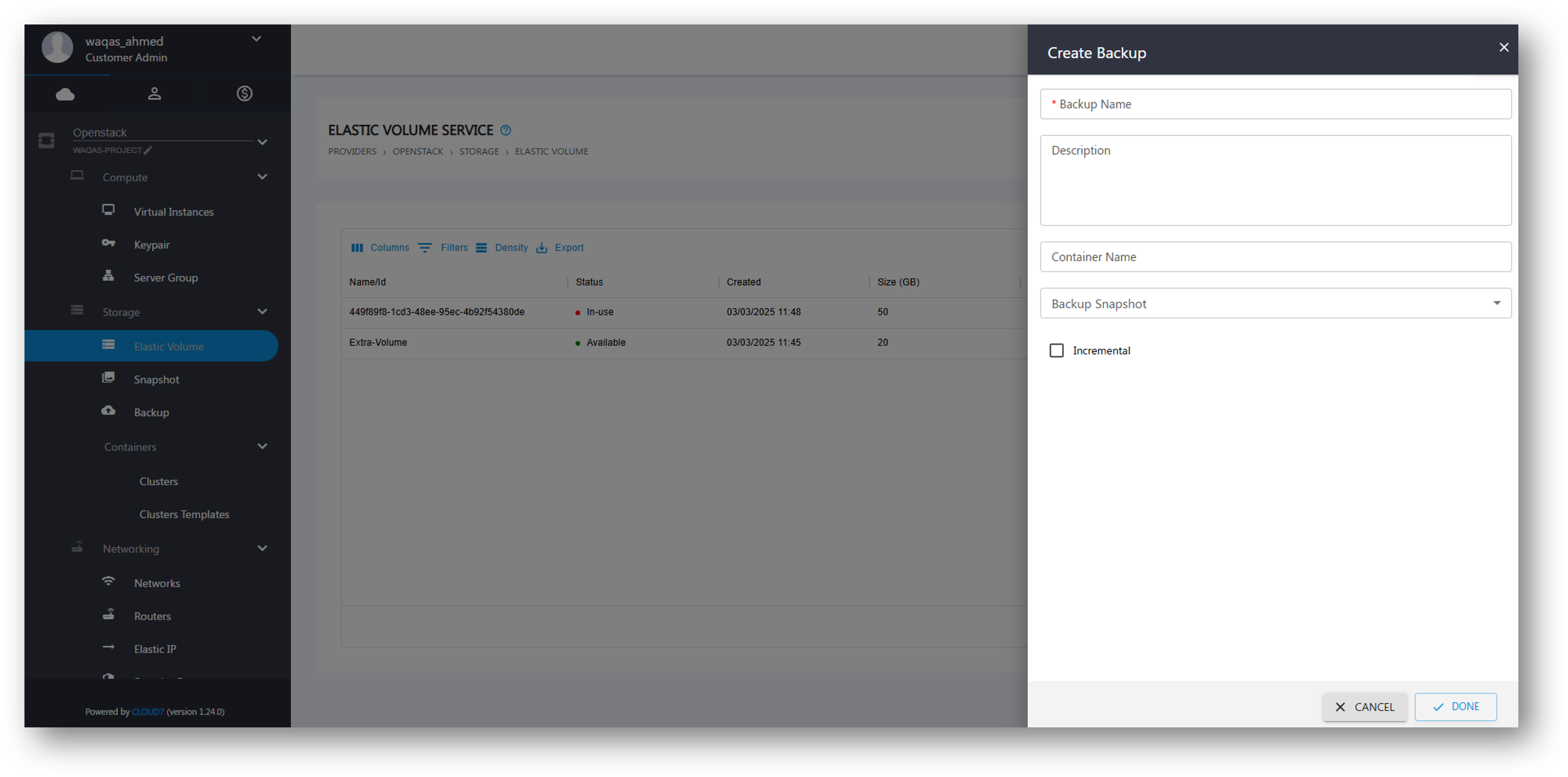 Creation - iVolve Cloud Documentation