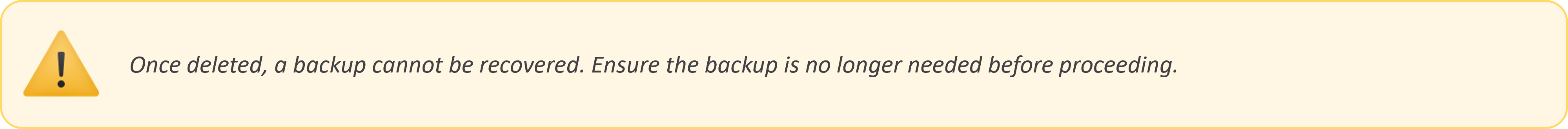 Deletion - iVolve Cloud Documentation
